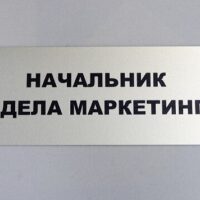 металлическая табличка на дверь