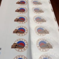 нанесение печати логотипа на ткань